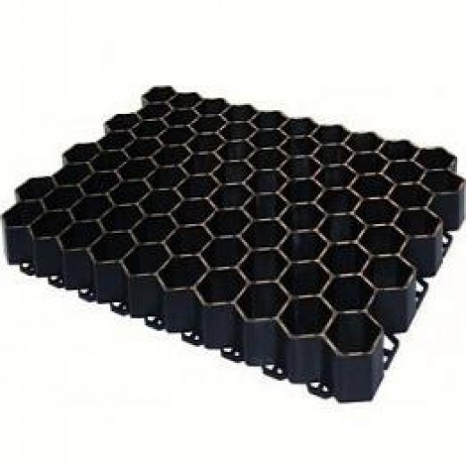 Решетка газонная Gidrolica Eco Standart РГ-70.40.3,2 - пластиковая черная в Астрахань